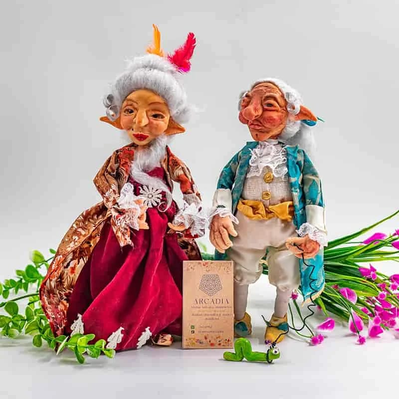 ✨ Duendes artesanales en porcelana fría – Arcadia ✨