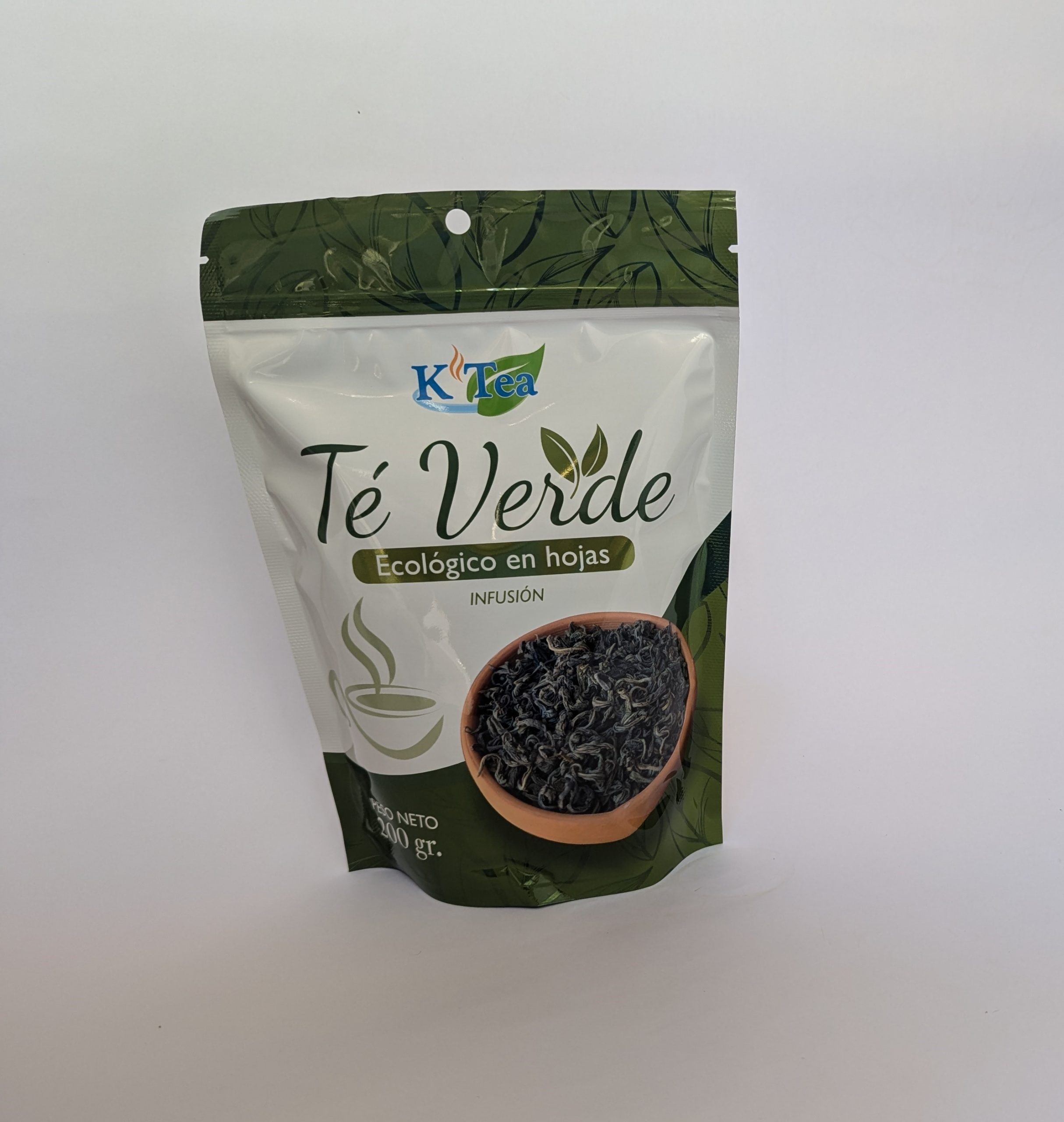 TÉ VERDE EN HOJAS ECOLÓGICO – 200 g